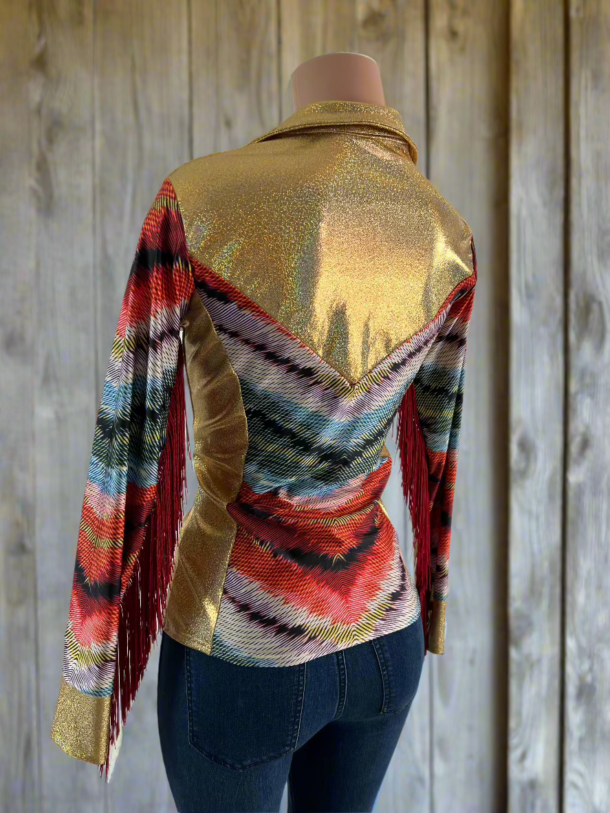 Serape Chevron Rodeo Shirt Rodeo Shirt Riverside Rodeo Shirts