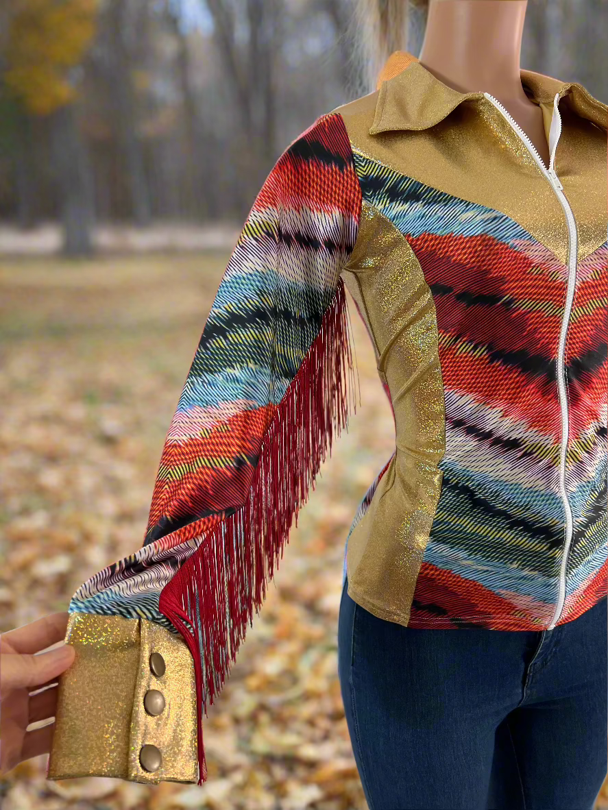 Serape Chevron Rodeo Shirt Rodeo Shirt Riverside Rodeo Shirts