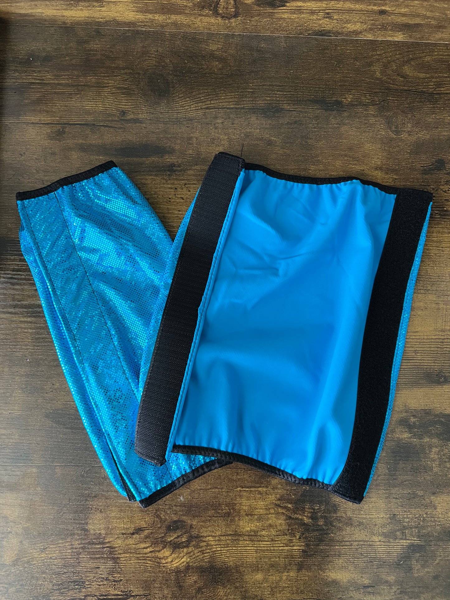 Turquoise Kaleidoscope Velcro Sportboot Covers (Covers Only, sets of TWO in Turquoise Kaleidoscope)
