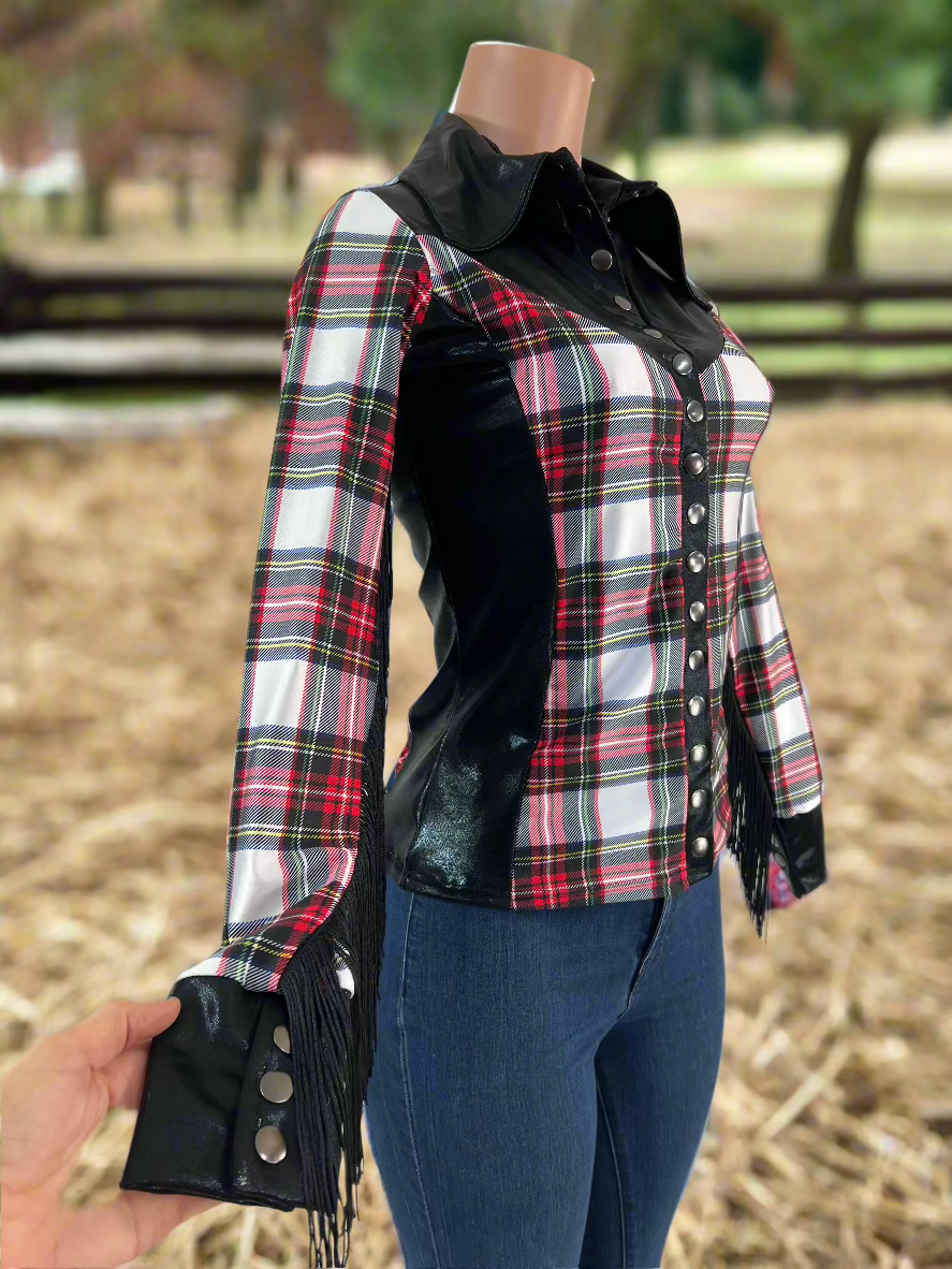 Amarillo Plaid Snap Front Rodeo Shirt Rodeo Shirt Riverside Rodeo Shirts