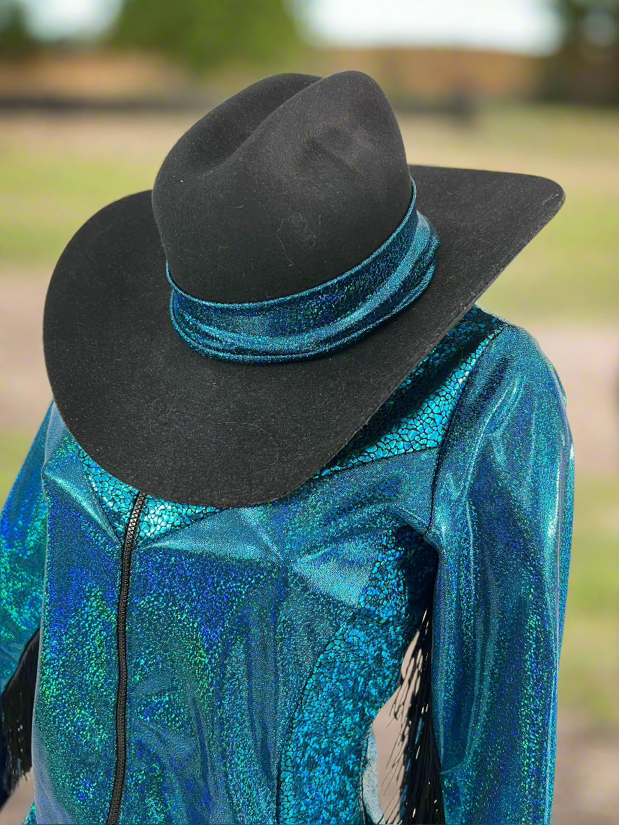 Ocean Sparkle Hat Band - Riverside Rodeo Shirts