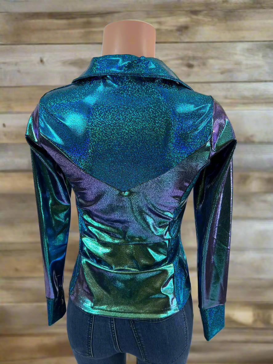 Durango Dusk Holographic Rodeo Shirt Rodeo Shirt Riverside Rodeo Shirts
