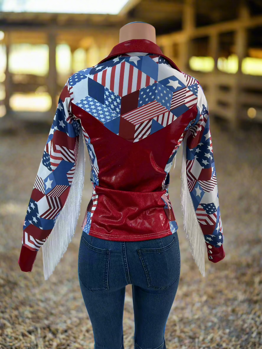 Americana Snap Front Rodeo Shirt Rodeo Shirt Riverside Rodeo Shirts