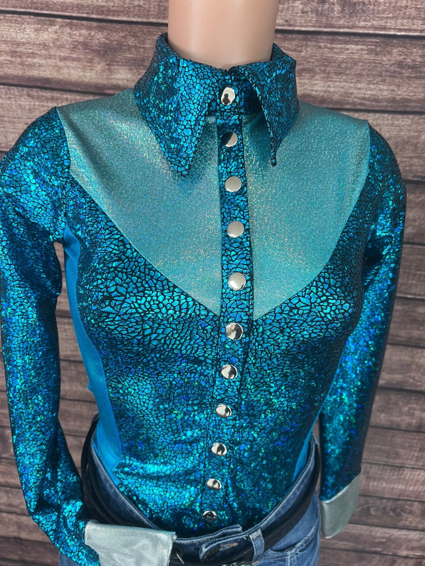 All The Blues Snap Front Rodeo Shirt - Riverside Rodeo Shirts