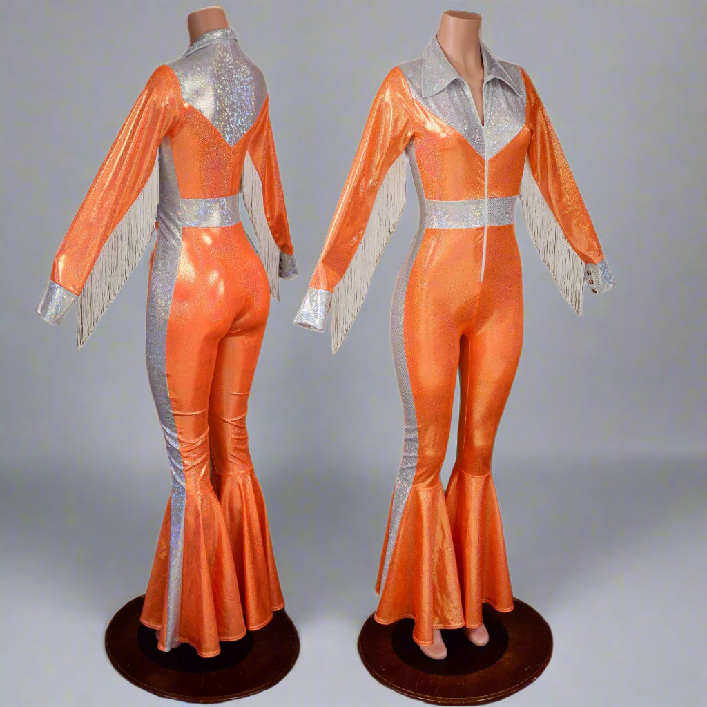 Orange Trick Rider Jumpsuit Riverside Rodeo Shirts