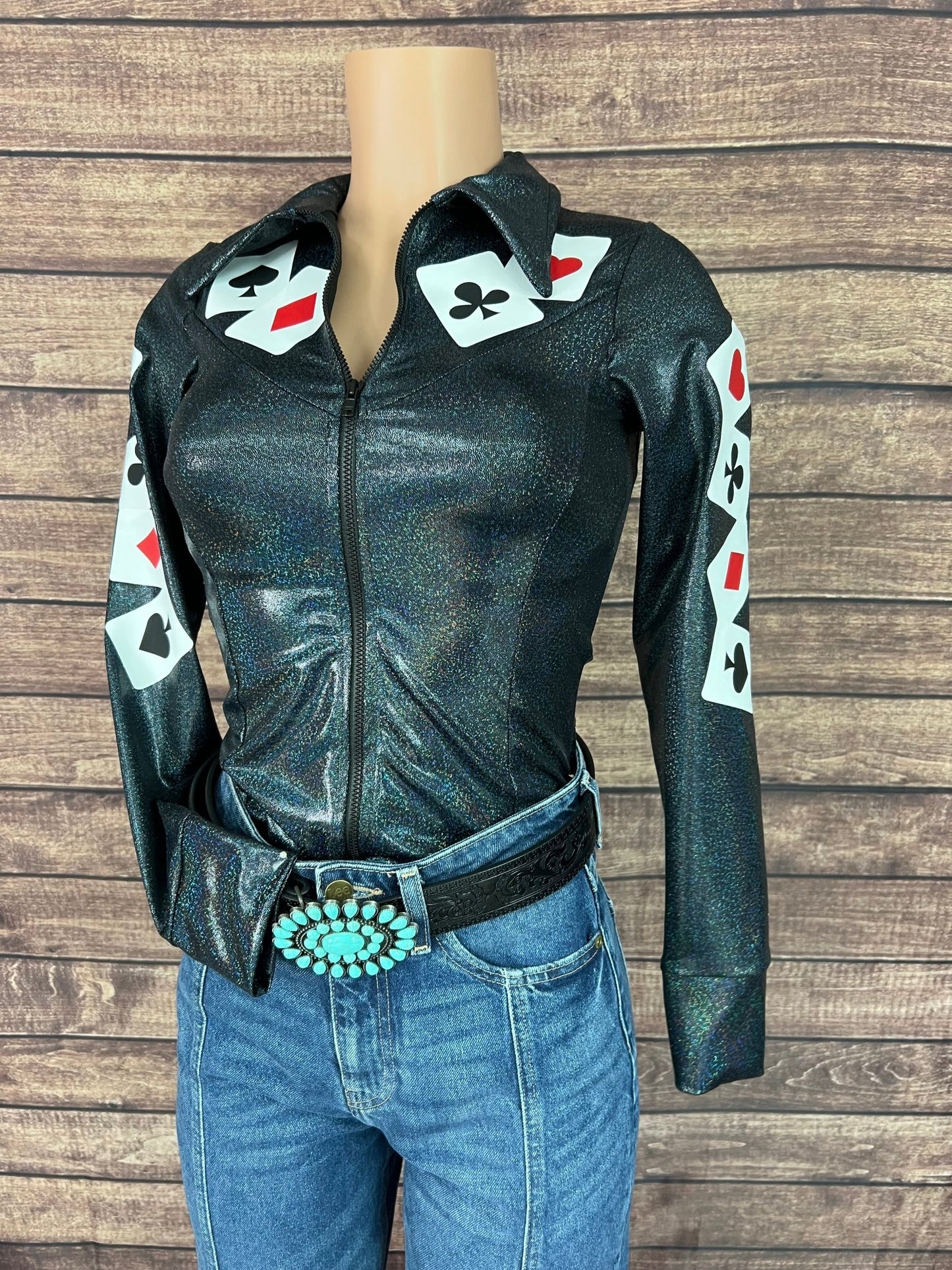 Poker Rodeo Shirt - Riverside Rodeo Shirts