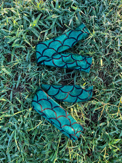 Green Dragon or Mermaid Scale Breast Collar Cover (Covers ONLY)