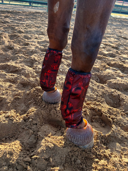 Primeval Red Velcro Sportboot Covers (Covers Only, set of TWO)