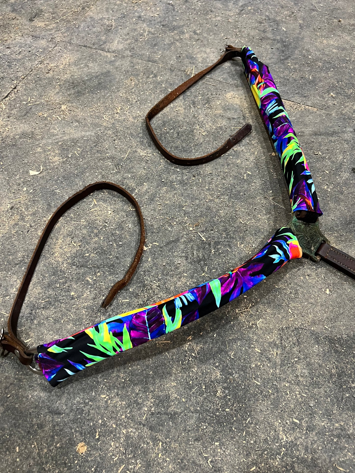 Sonic Bloom Print Breast Collar Cover (Covers ONLY)