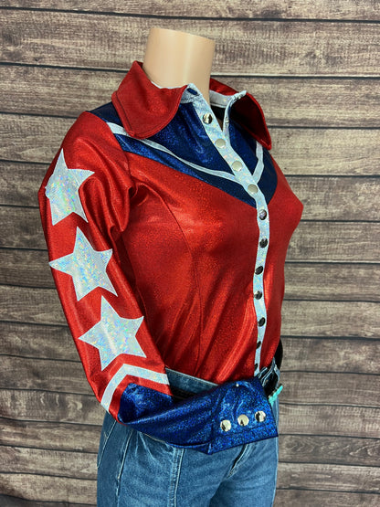 Galveston 2.0 Snap Front Rodeo Shirt with Star Applique