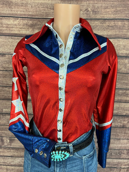 Galveston 2.0 Snap Front Rodeo Shirt with Star Applique