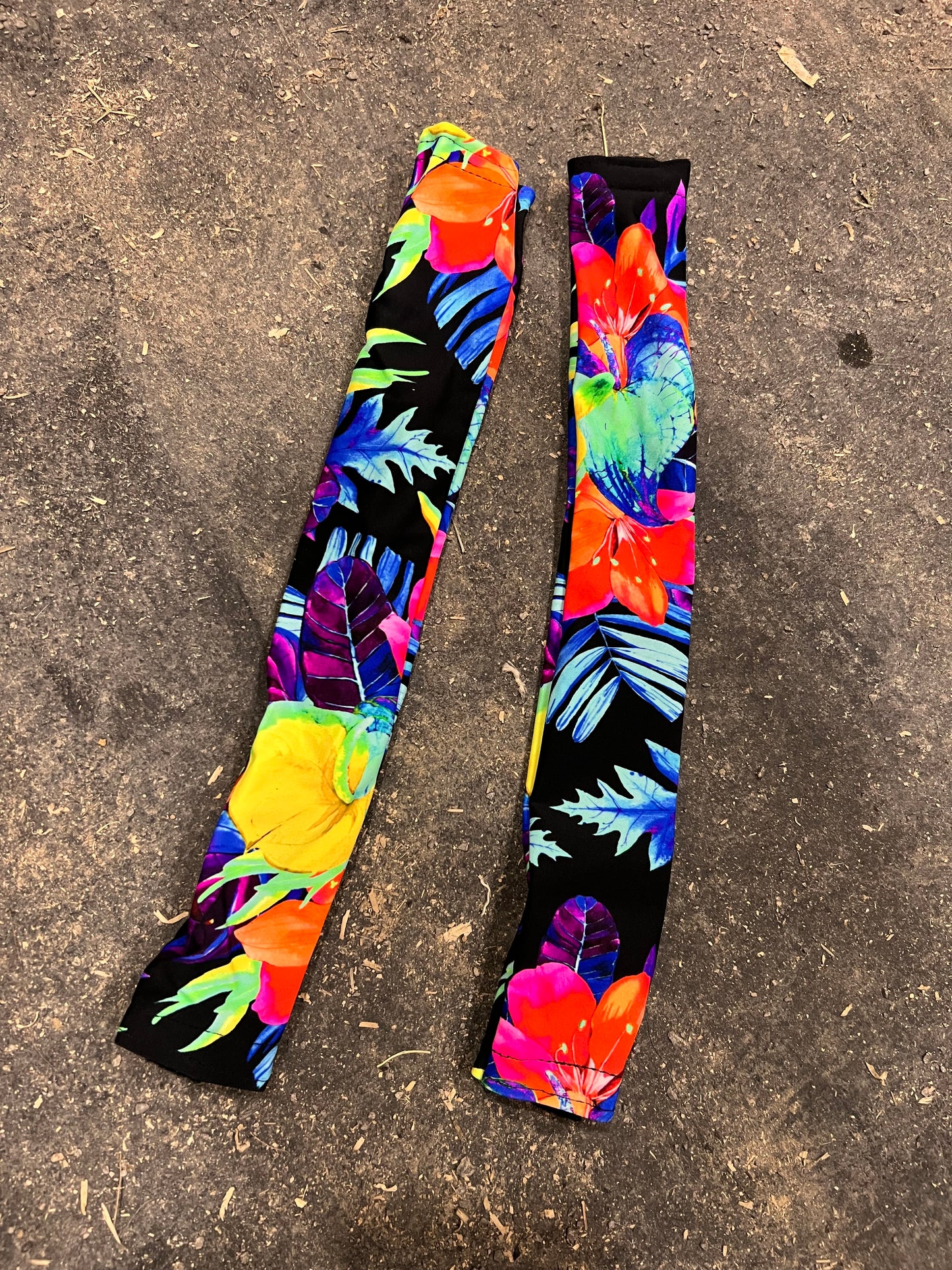 Sonic Bloom Print Breast Collar Cover (Covers ONLY)