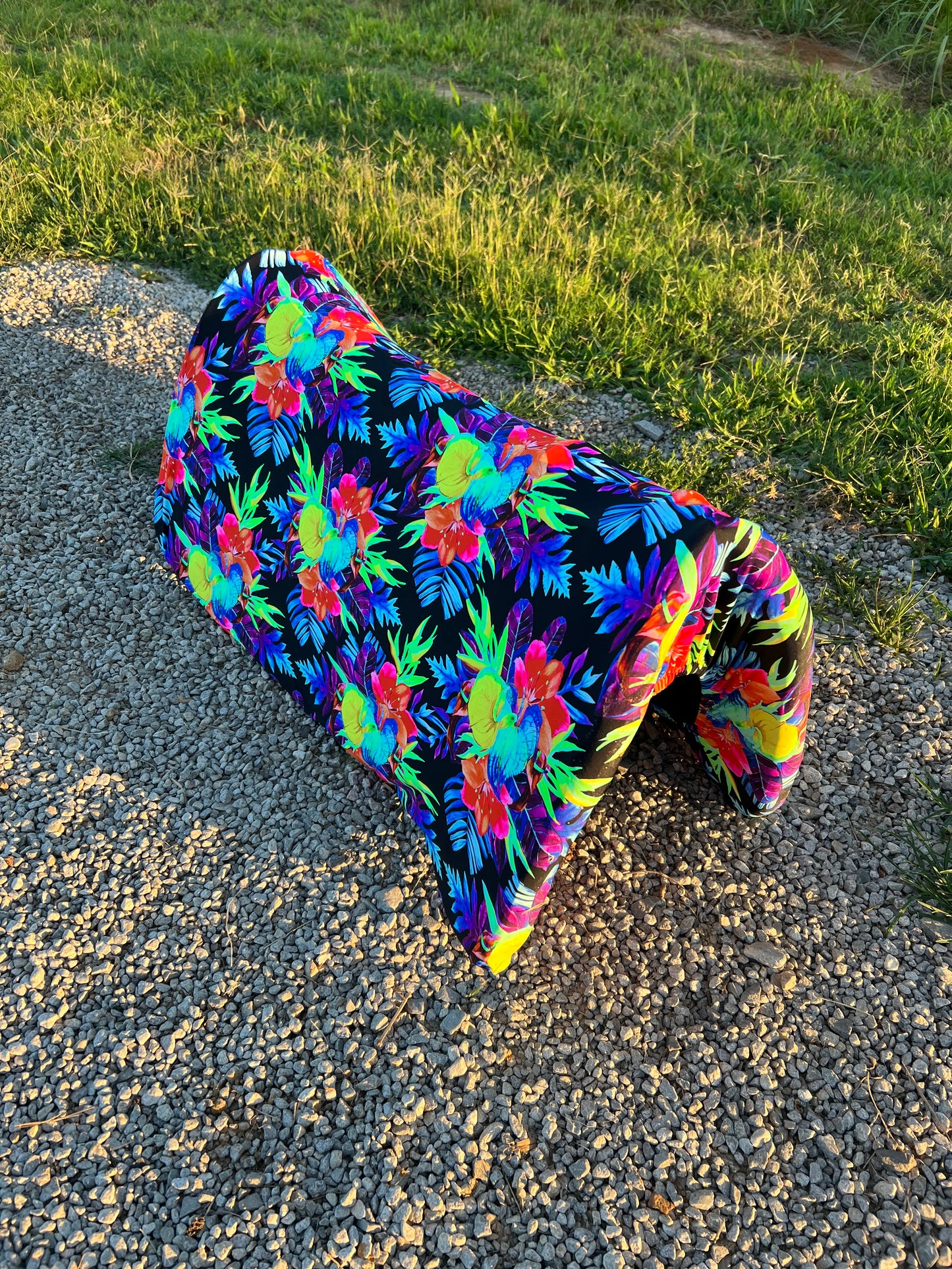 Western Saddle Pad COVER in Sonic Bloom (Saddle Pad Cover Only)