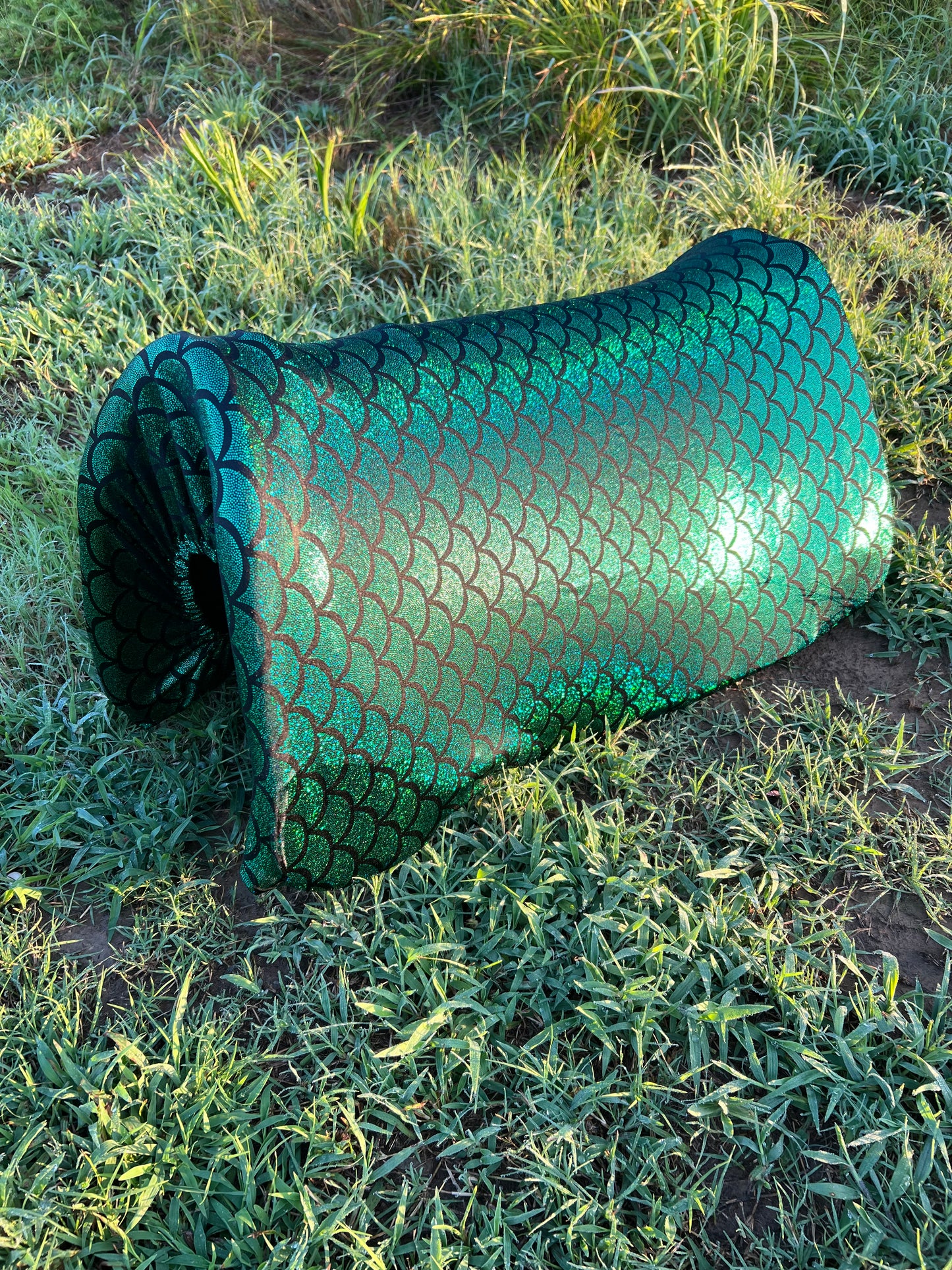 Green Dragon or Mermaid Scale Western Saddle Pad COVER (Saddle Pad Cover Only)