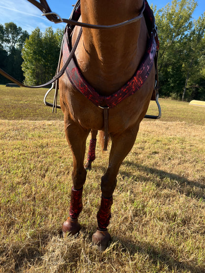 Primeval Red Breast Collar Cover (Covers ONLY)