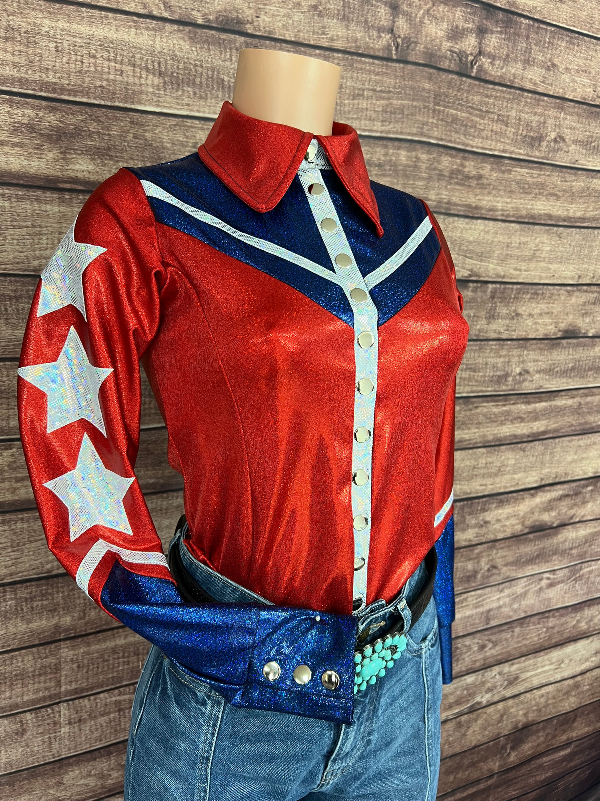 Galveston 2.0 Snap Front Rodeo Shirt with Star Applique