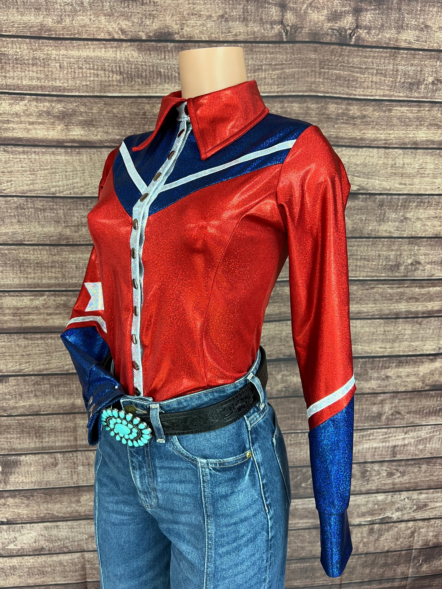 Galveston 2.0 Snap Front Rodeo Shirt with Star Applique