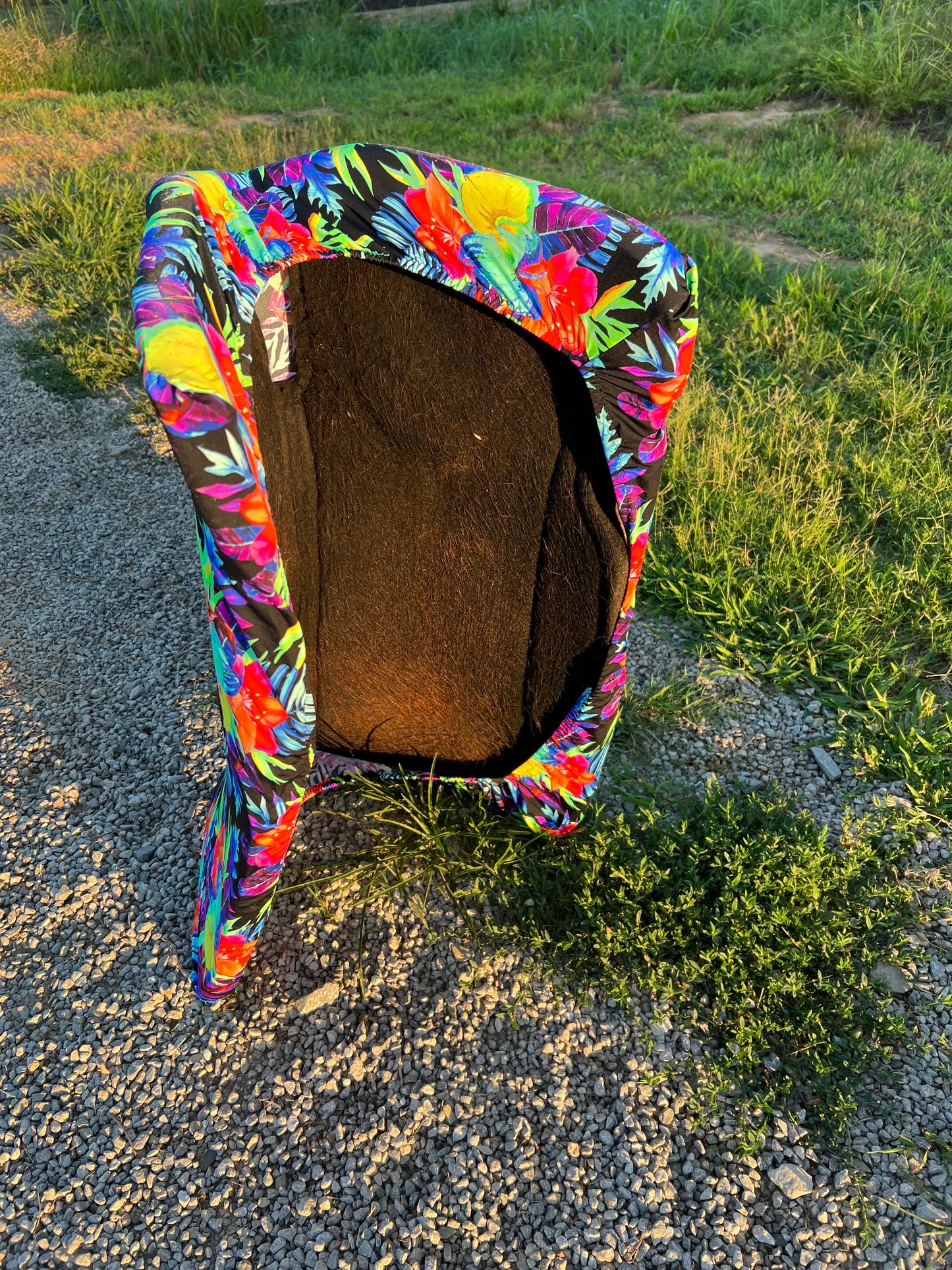 Western Saddle Pad COVER in Sonic Bloom (Saddle Pad Cover Only)