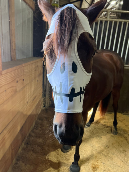 Skeleton Costume Mask for Horses