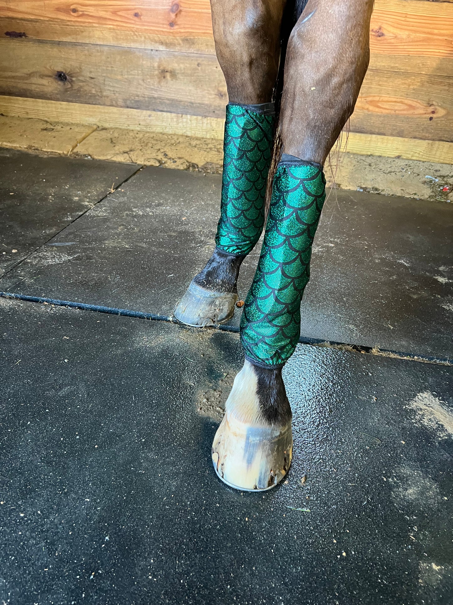 Green Dragon or Mermaid Scale Velcro Sportboot Covers (Covers Only, set of TWO)