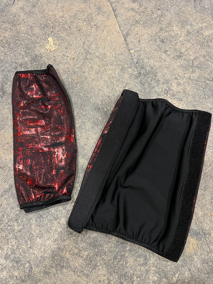 Primeval Red Velcro Sportboot Covers (Covers Only, set of TWO)