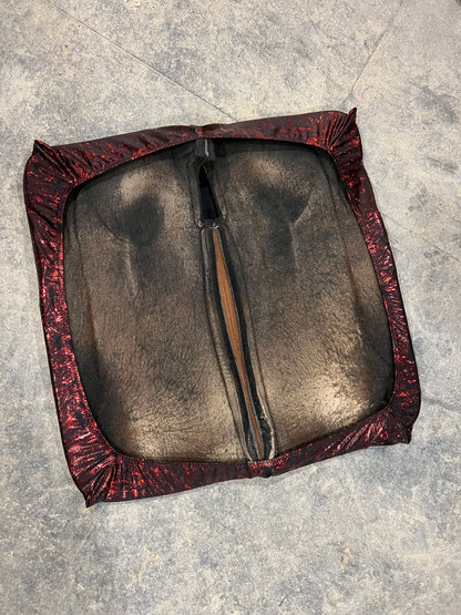 Primeval Red Holographic Western Saddle Pad COVER (Saddle Pad Cover Only)