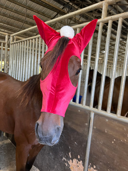 Santa Hat Costume Mask for Horses