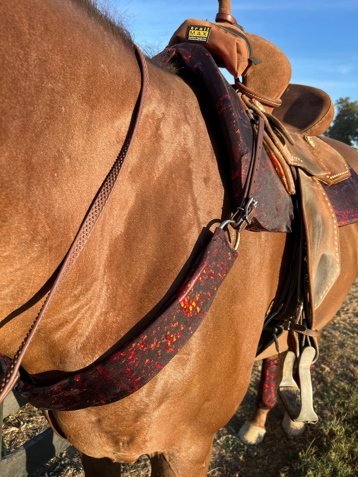 Primeval Red Breast Collar Cover (Covers ONLY)