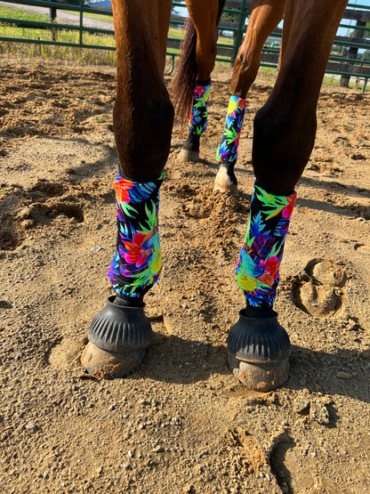 Sonic Bloom Print Velcro Sportboot Covers (Covers Only, set of TWO)