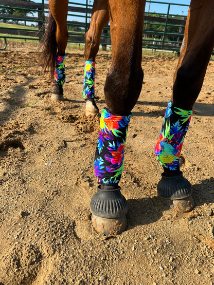 Sonic Bloom Print Velcro Sportboot Covers (Covers Only, set of TWO)