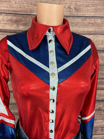 Galveston 2.0 Snap Front Rodeo Shirt with Star Applique