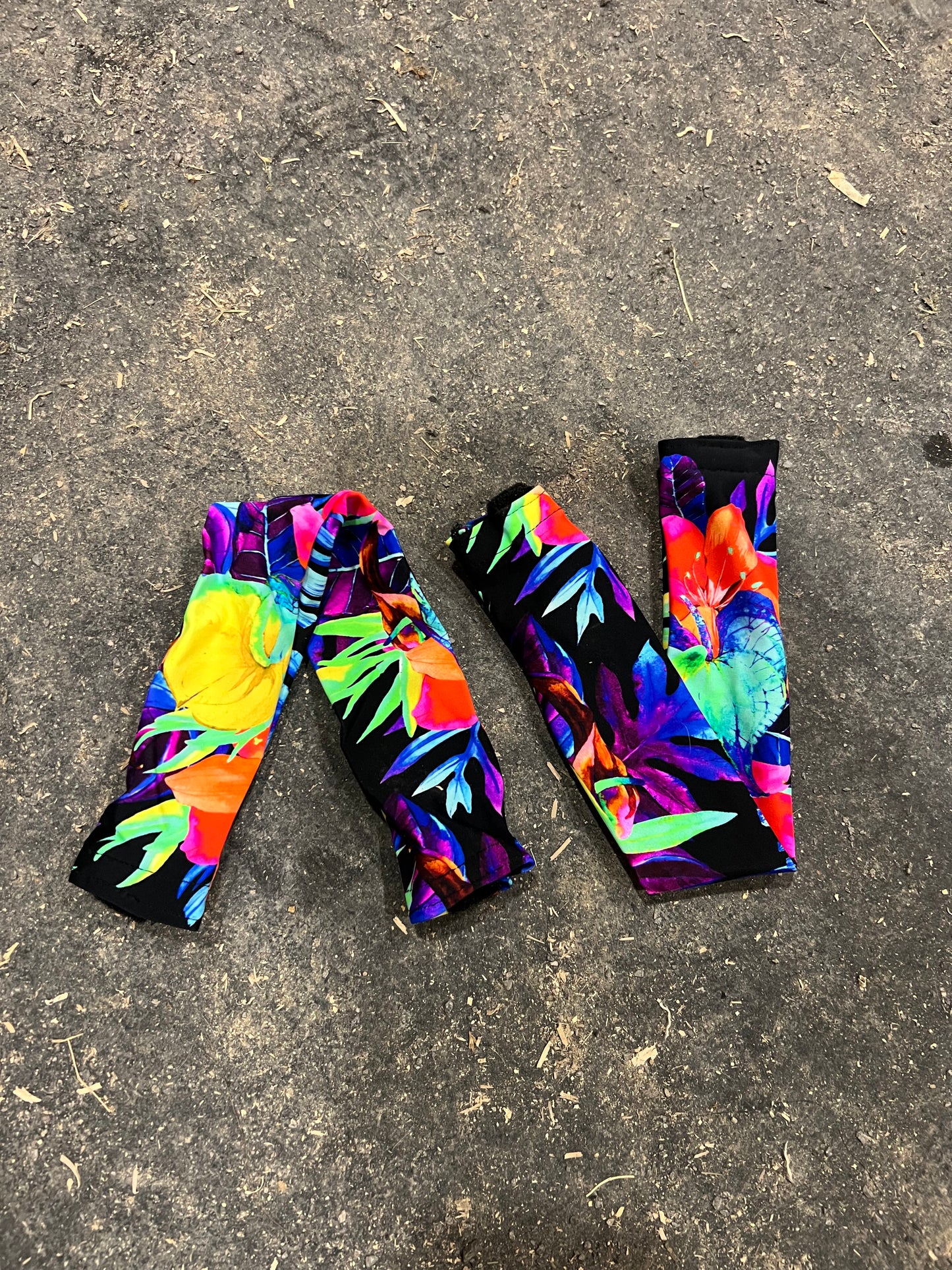 Sonic Bloom Print Breast Collar Cover (Covers ONLY)