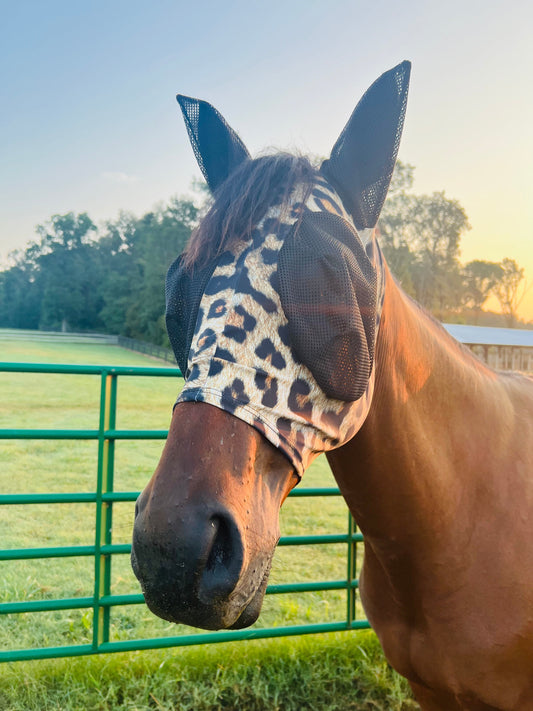 Wildcat Fly Mask Fly Bonnet Riverside Rodeo Shirts 