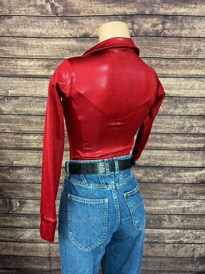 Red Rider Metallic Rodeo Shirt