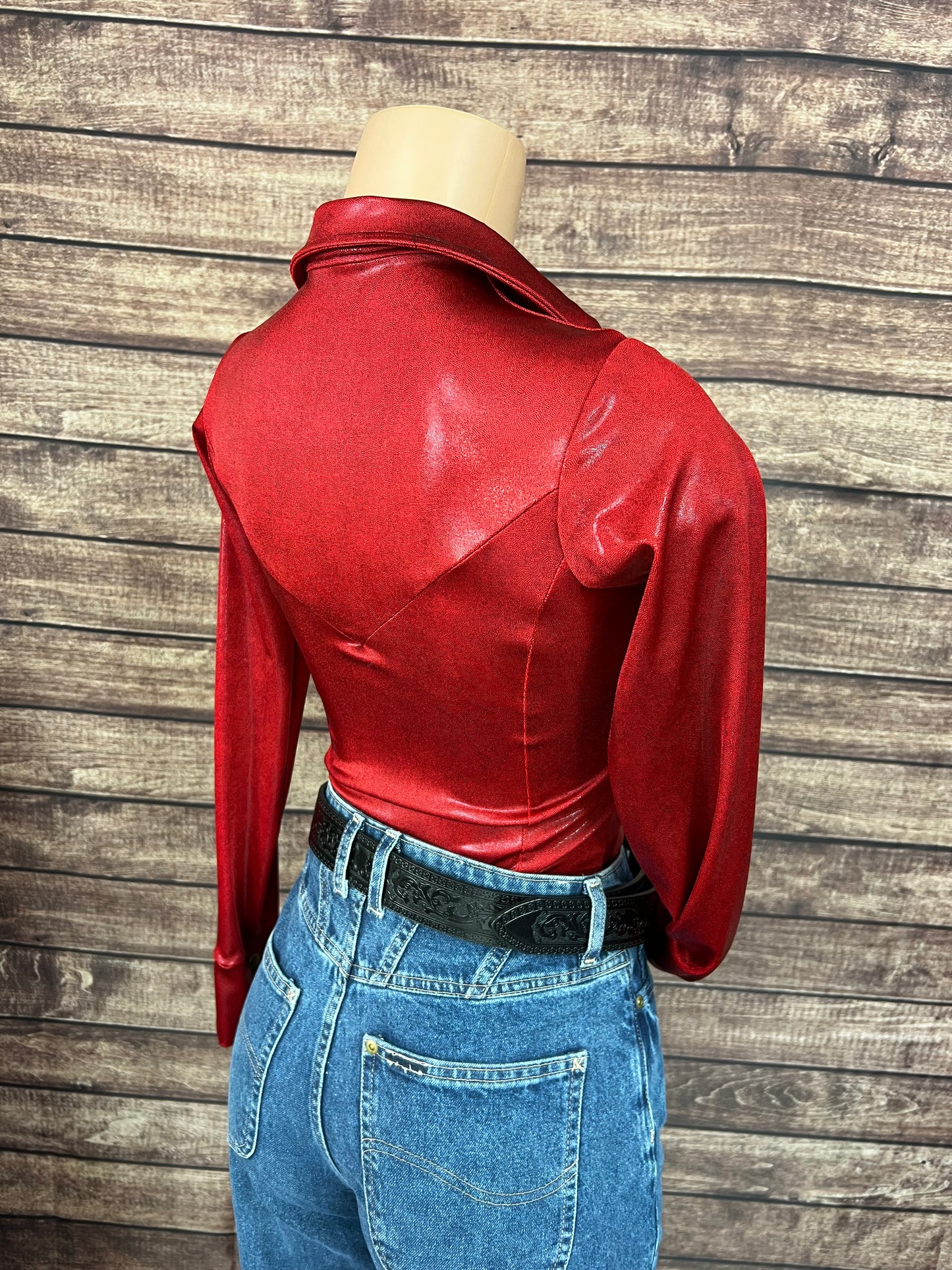 Red Rider Metallic Rodeo Shirt