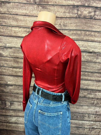Red Rider Metallic Rodeo Shirt