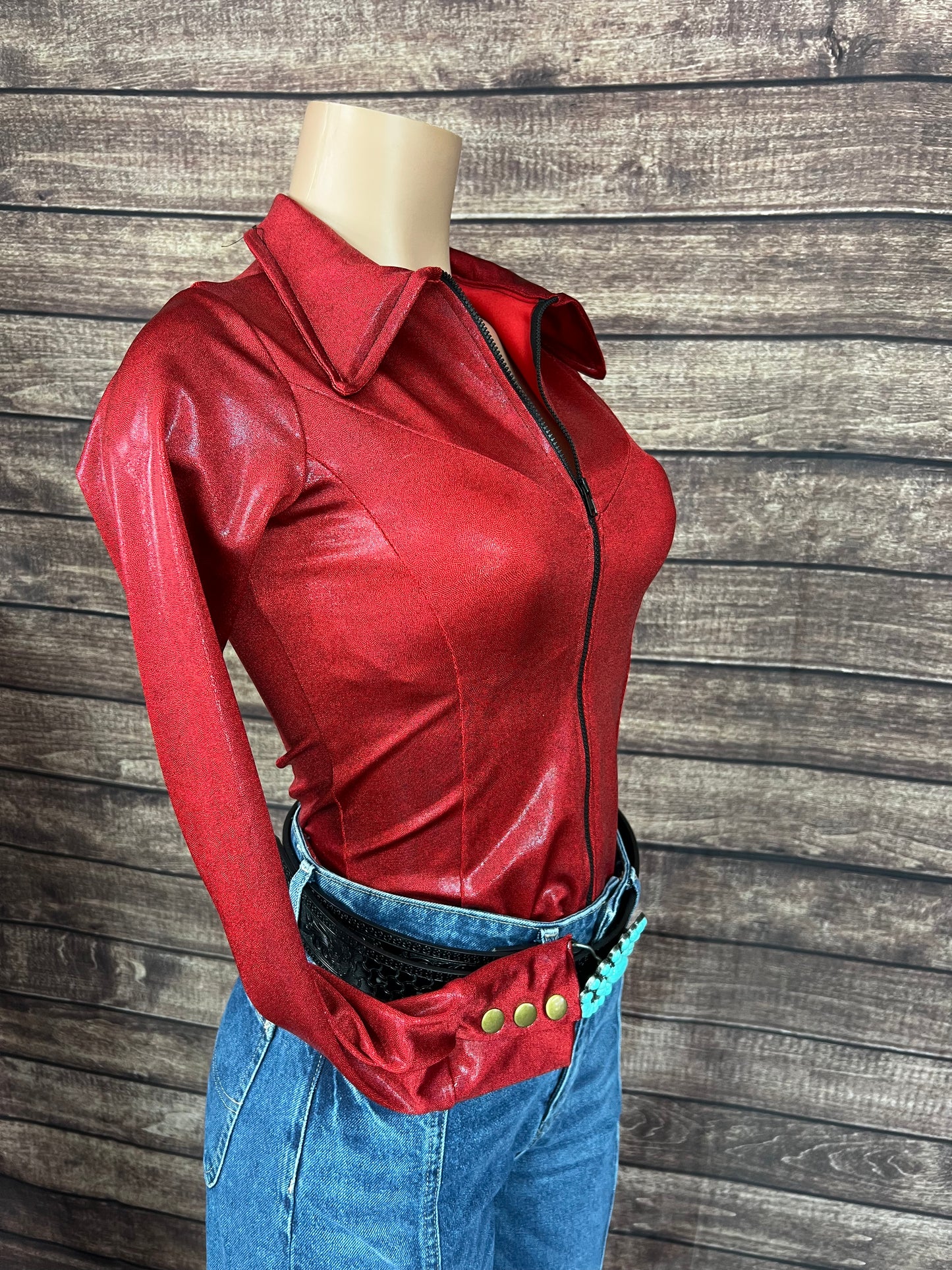 Red Rider Metallic Rodeo Shirt