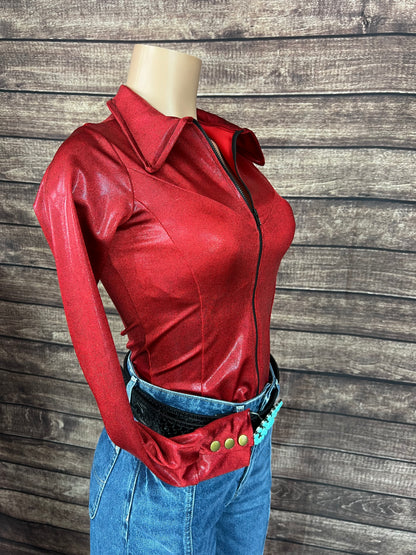 Red Rider Metallic Rodeo Shirt