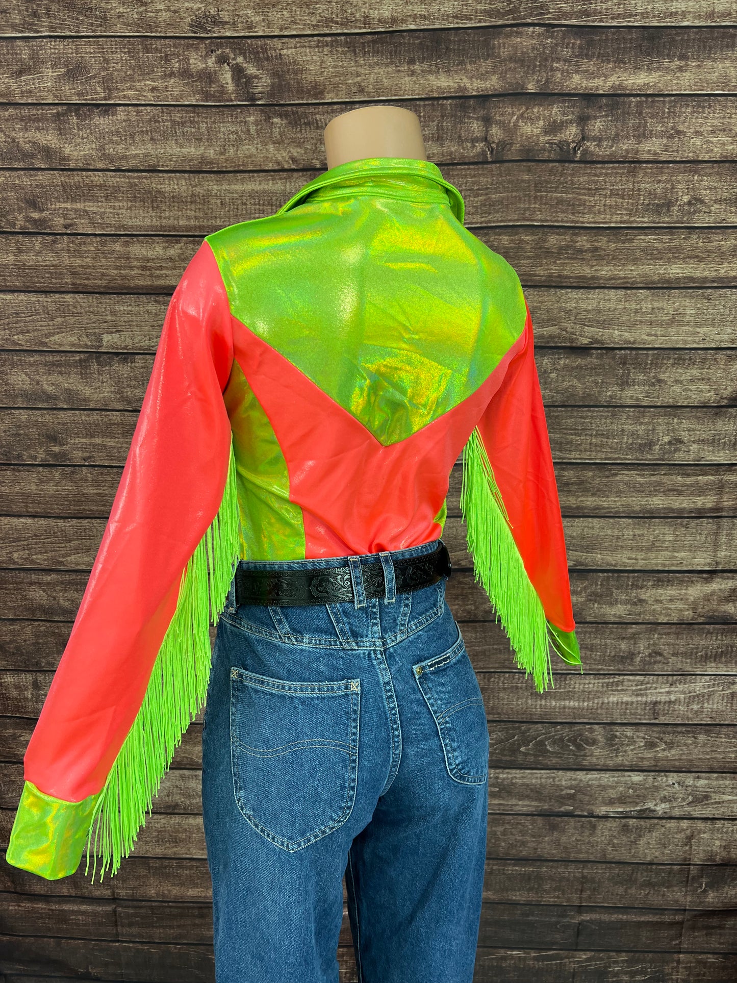 Blazing Coral Rodeo Shirt
