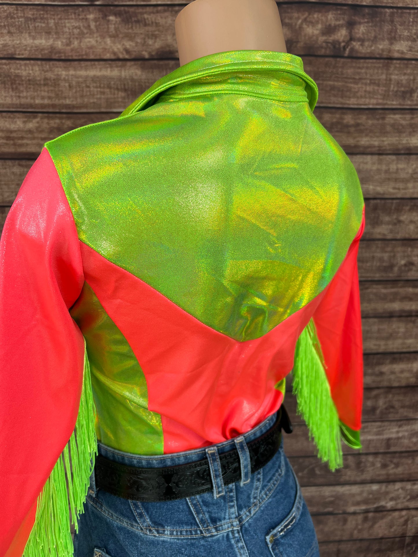 Blazing Coral Rodeo Shirt