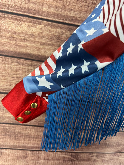 Americana Zipper Front Rodeo Shirt