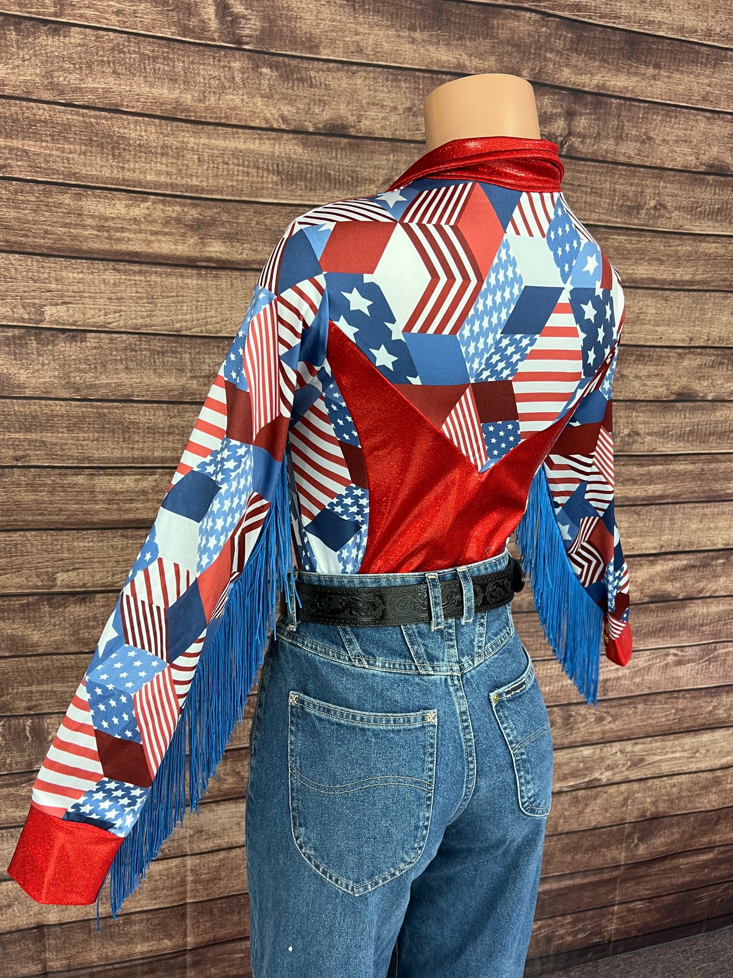 Americana Zipper Front Rodeo Shirt