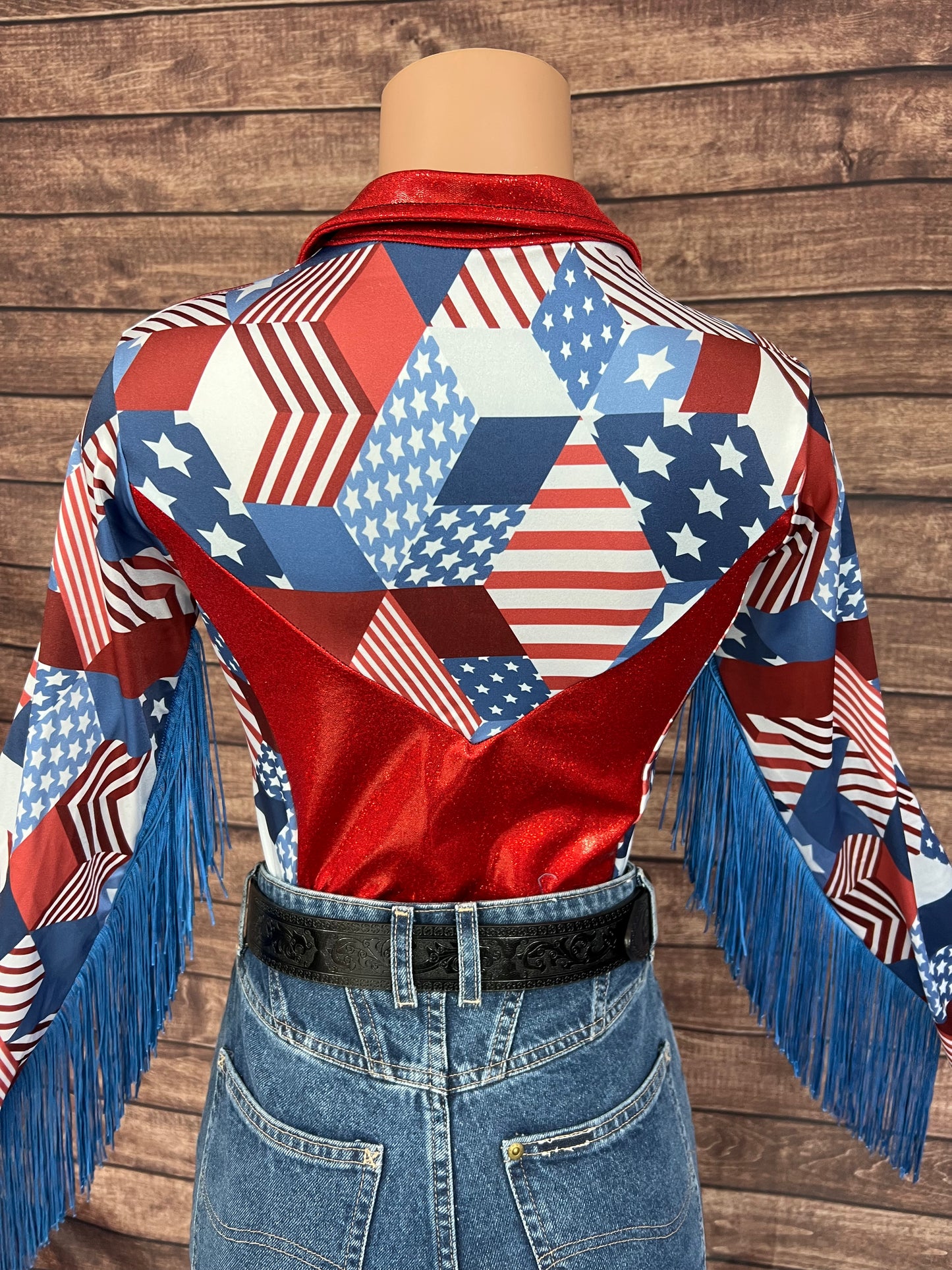 Americana Zipper Front Rodeo Shirt