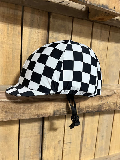 Checkered Helmet Cover Fly Bonnet Riverside Rodeo Shirts 
