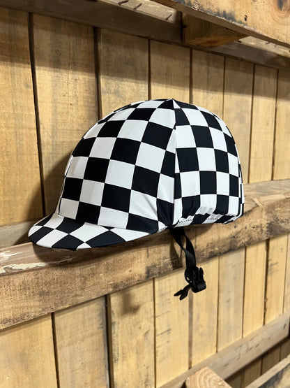 Checkered Helmet Cover Fly Bonnet Riverside Rodeo Shirts 