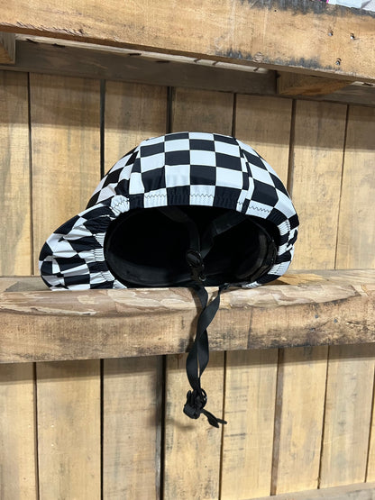 Checkered Helmet Cover Fly Bonnet Riverside Rodeo Shirts 