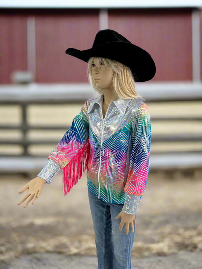 Spectrum Sparkle Rodeo Shirt Rodeo Shirt Riverside Rodeo Shirts 