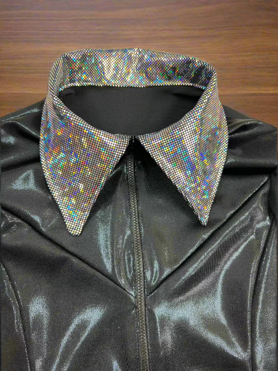 Black Mystique Mesh Sleeve Rodeo Shirt Rodeo Shirt Riverside Rodeo Shirts 