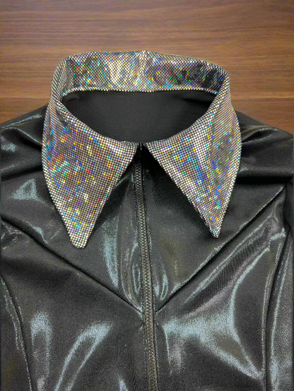 Black Mystique Mesh Sleeve Rodeo Shirt Rodeo Shirt Riverside Rodeo Shirts 