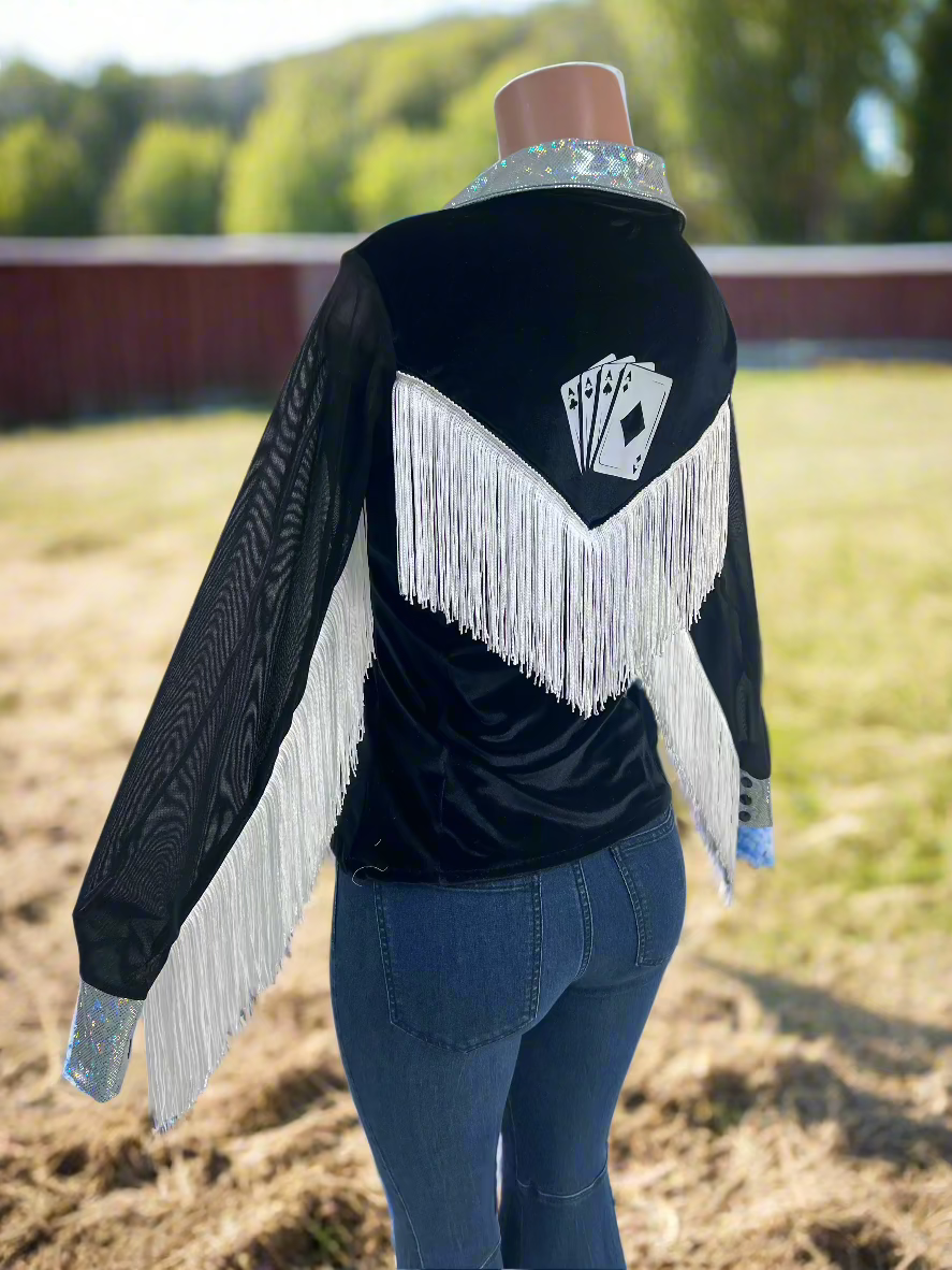 Wild Aces Velvet Snap Front Rodeo Shirt Rodeo Shirt Riverside Rodeo Shirts 